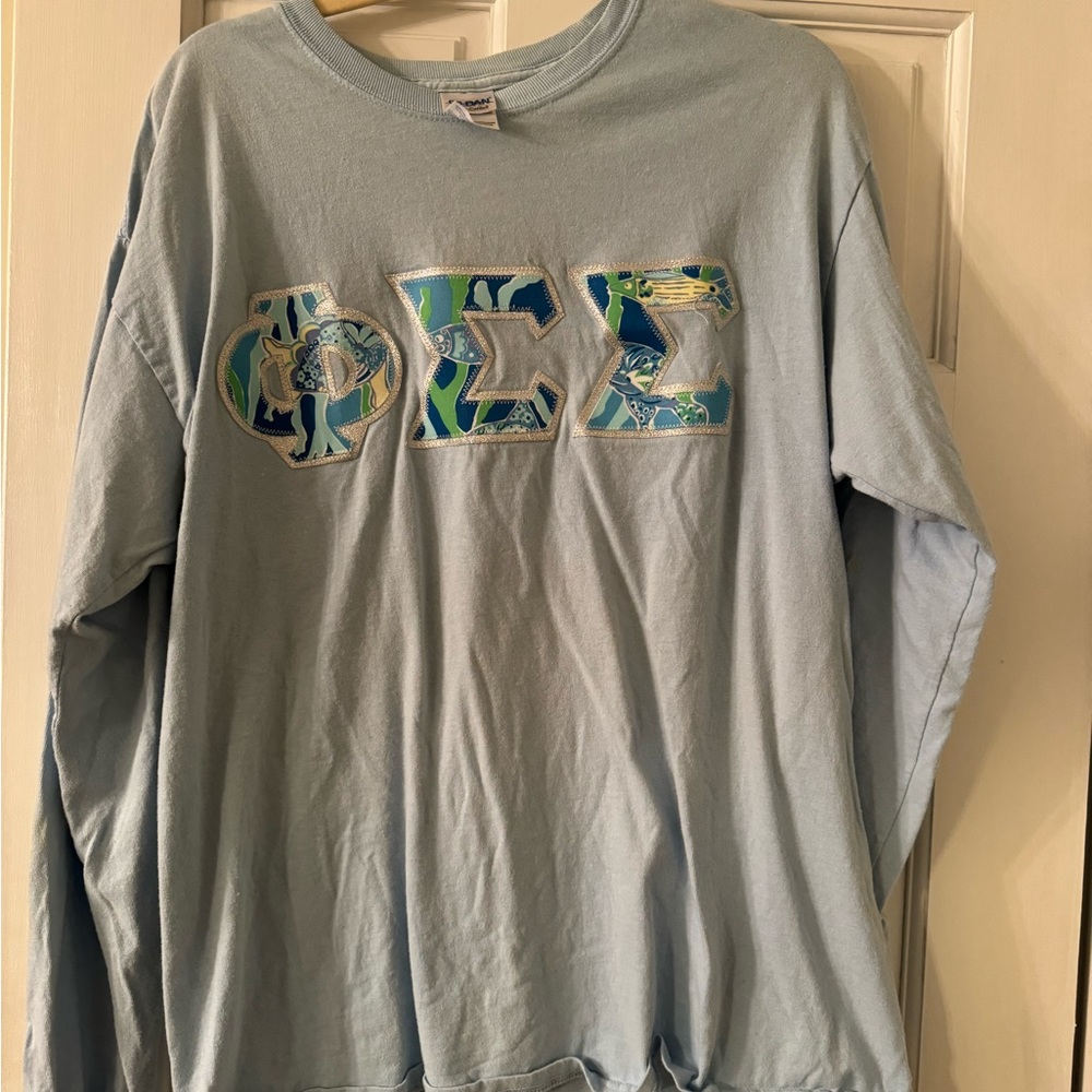 Phi sigma sigma sorority letters size large